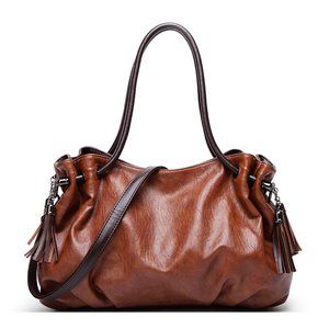 Brown Leather Satchel